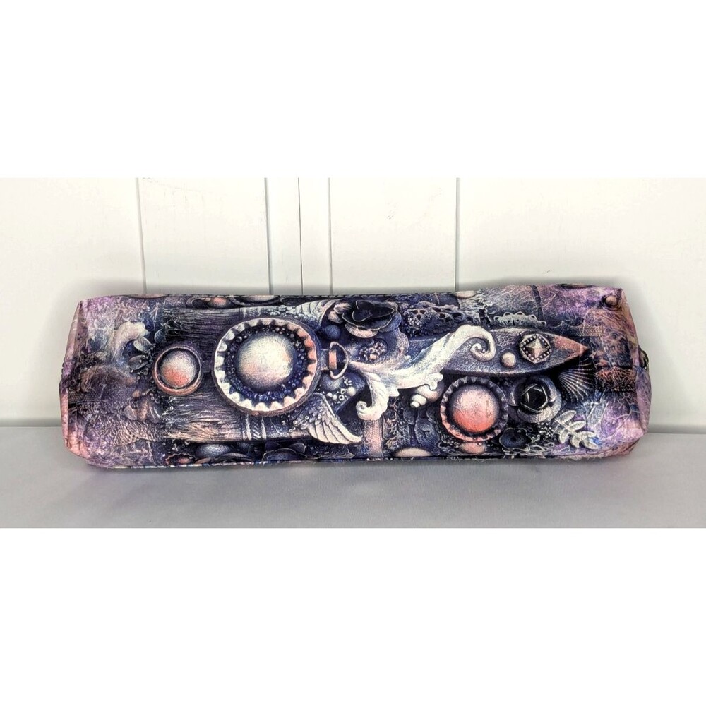 Prima Marketing Large Art Tool Pouch - Multicolor SteamPunk Style, Zipper